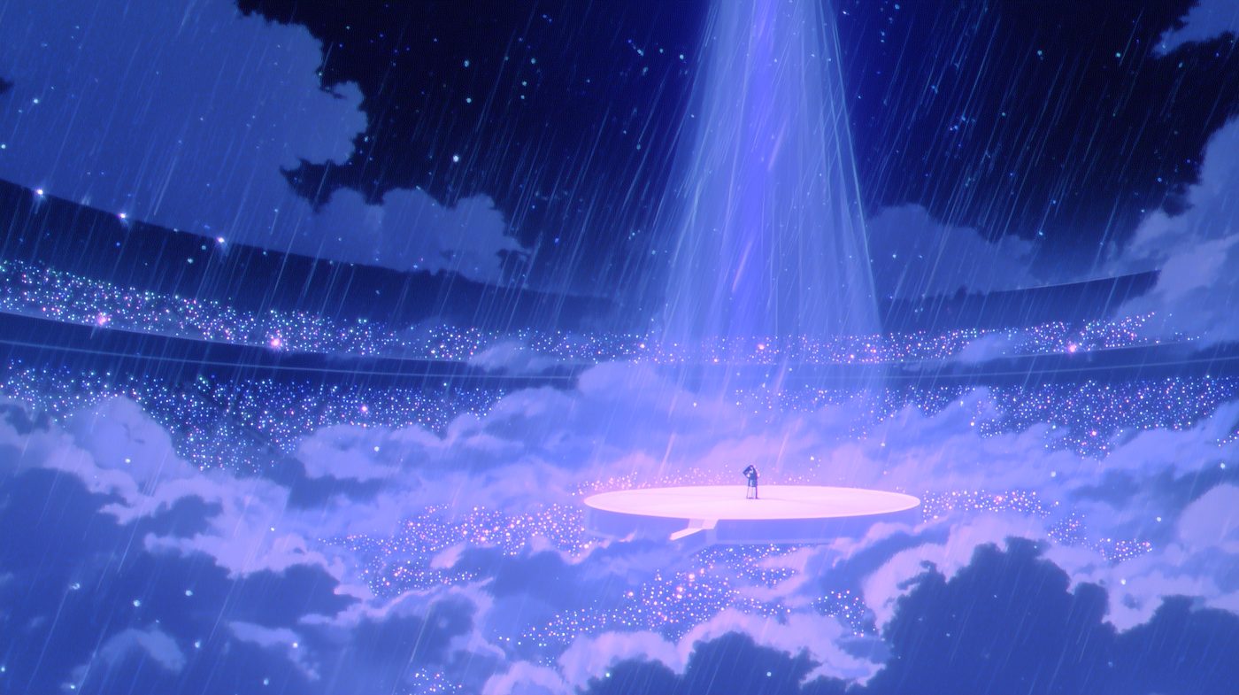 Rainfall over the stage